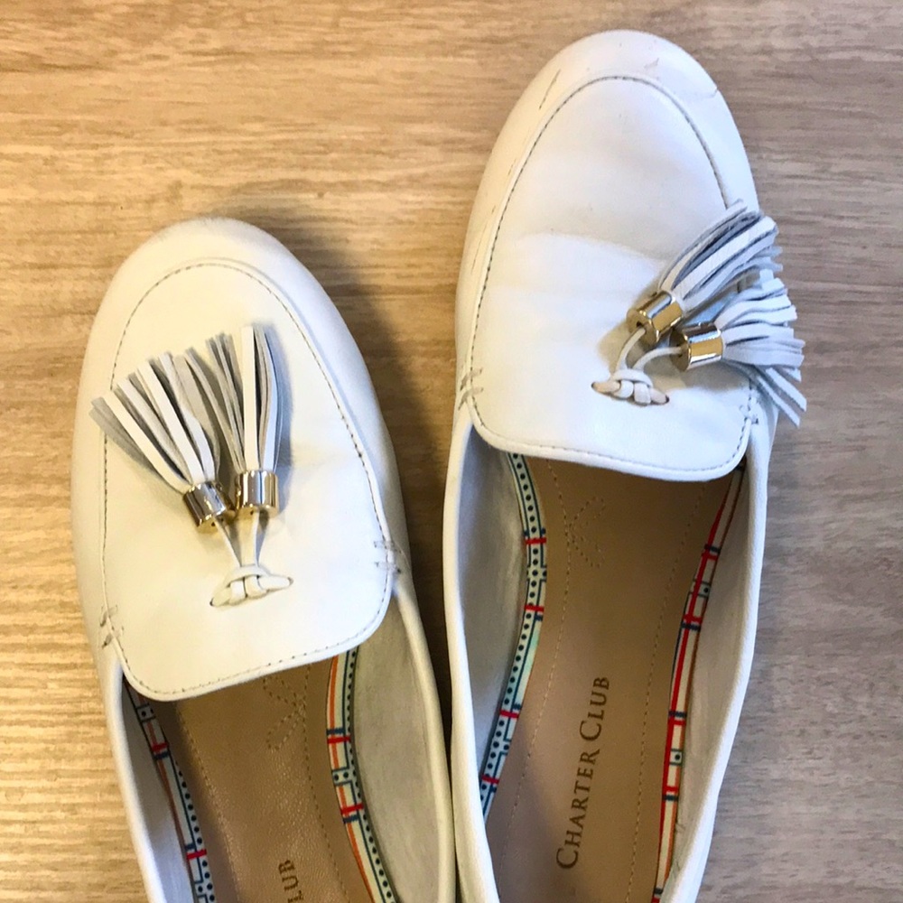 Charter Club white flats